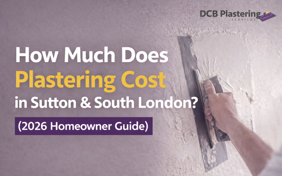 How Much Does Plastering Cost in Sutton & South London? (2026 Homeowner Guide)