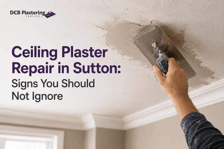 Ceiling Plaster Repair in Sutton: Signs You Should Not Ignore