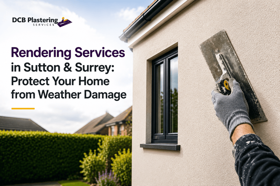 Rendering Services in Sutton & Surrey: Protect Your Home from Weather Damage