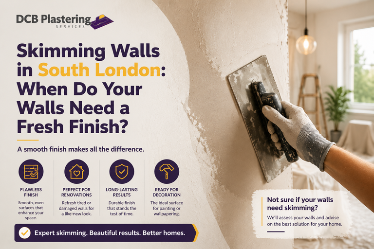 Skimming Walls in South London: When Do Your Walls Need a Fresh Finish?