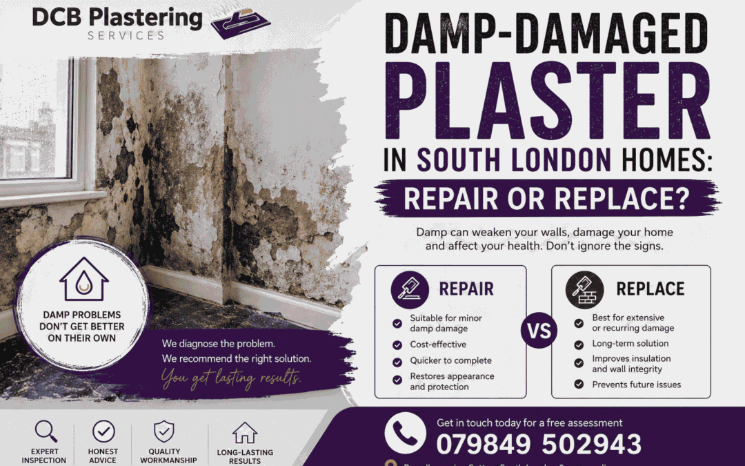 Damp-Damaged Plaster in South London Homes: Repair or Replace?