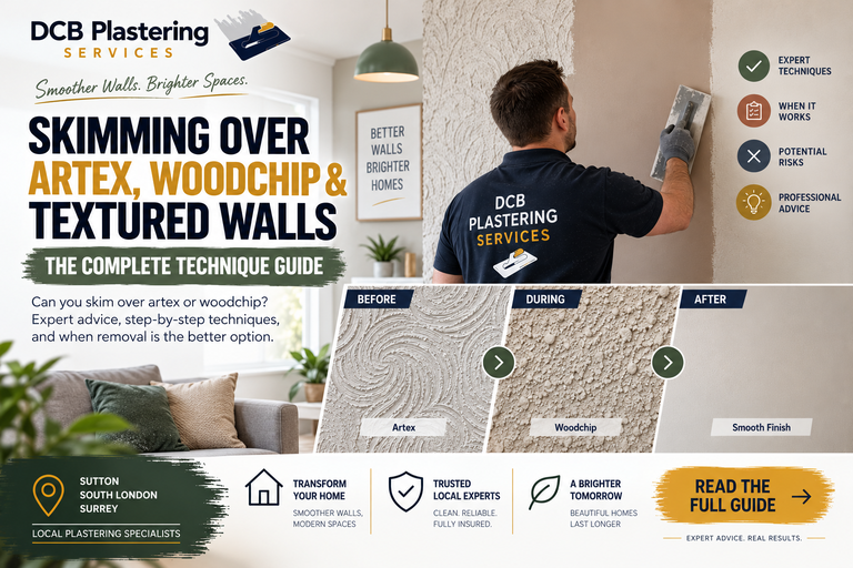 Skimming Over Artex, Woodchip & Textured Walls: The Complete Technique Guide